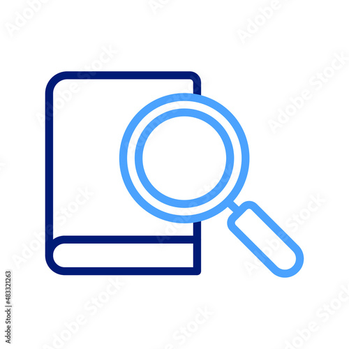 Book search Isolated Vector icon which can easily modify or edit
