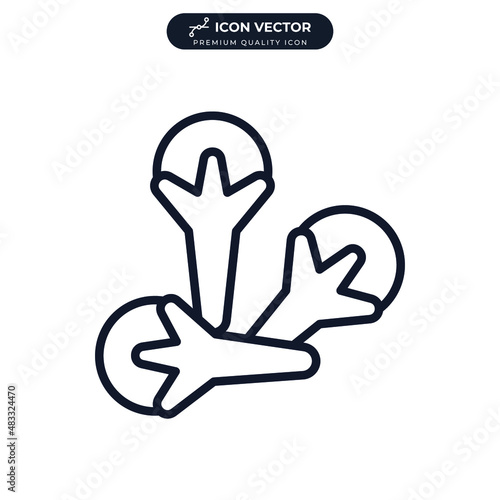 Cloves icon symbol template for graphic and web design collection logo vector illustration