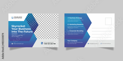 Corporate Business Postcard Template