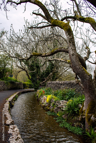 Sidewalk along river