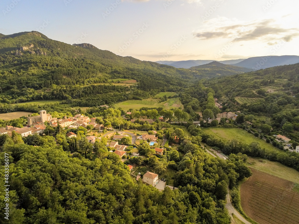 Aerial Landscape South France