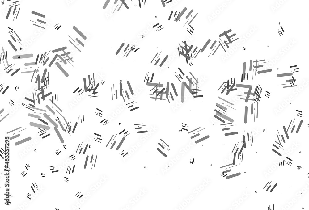 Light Silver, Gray vector template with repeated sticks. Light Silver, Gray vector template with repeated sticks.