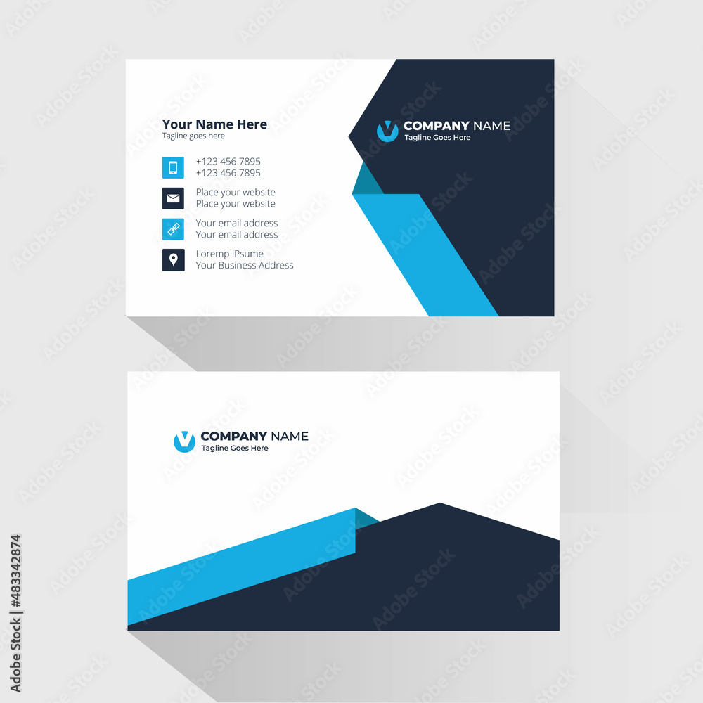 modern business card template vector format
