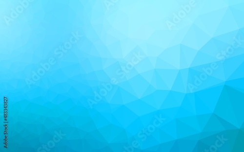 Light BLUE vector blurry triangle pattern.