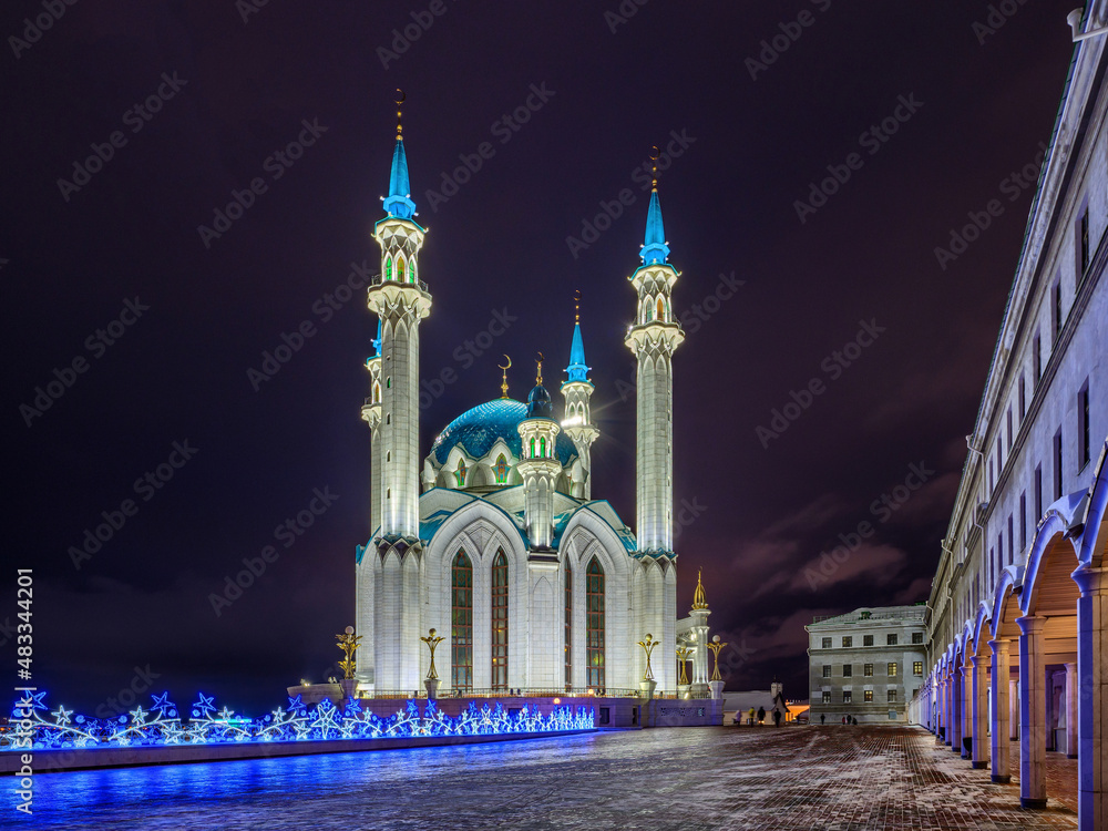 Kul Sharif mosque in Kazan, Tatarstan.