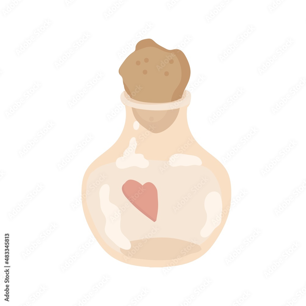 Emotions of love and romance as a gift. Vector isolated colorful element. Emotions of love and romance as a gift. Vector isolated colorful element.