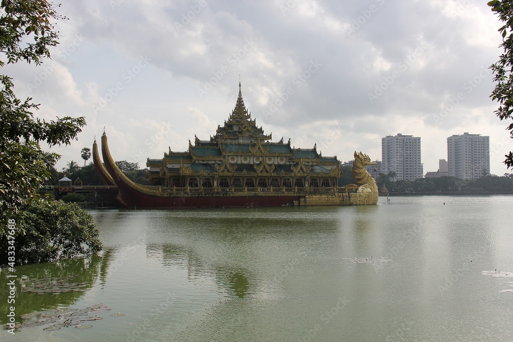 Naklejka premium Nature is the world around us, not created by man. That which is primary, which appeared long before man. The natural habitat of man. Forests, mountains, seas, oceans, flora, fauna, and man himself.