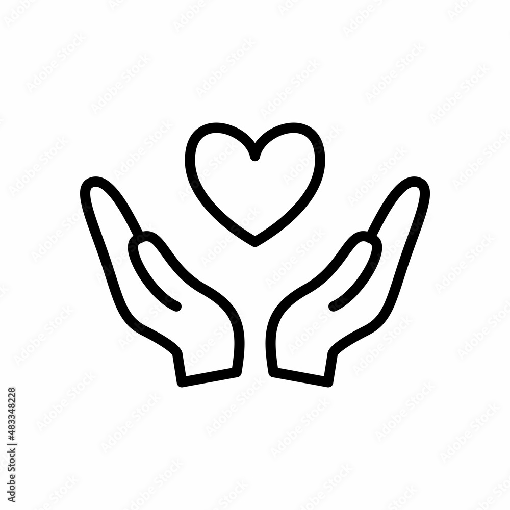 Donation Icon Design Vector Logo Template Illustration Sign And Symbol Donation Icon Design Vector Logo Template Illustration Sign And Symbol