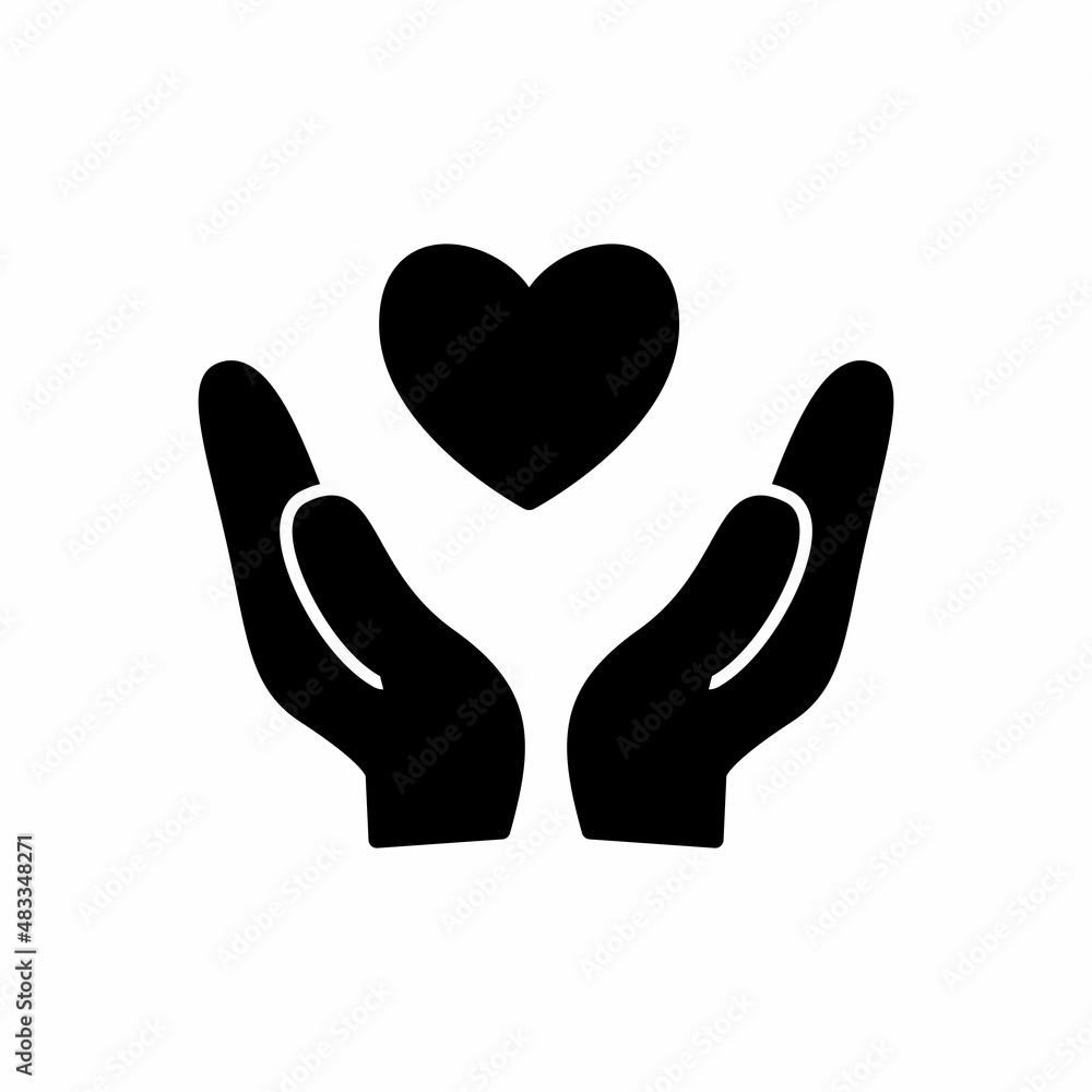 Donation Icon Design Vector Logo Template Illustration Sign And Symbol Donation Icon Design Vector Logo Template Illustration Sign And Symbol