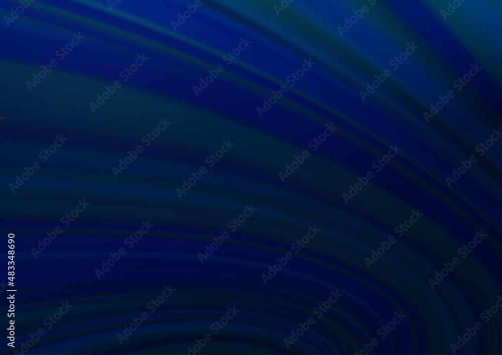 Fototapeta premium Dark BLUE vector blurred shine abstract background.