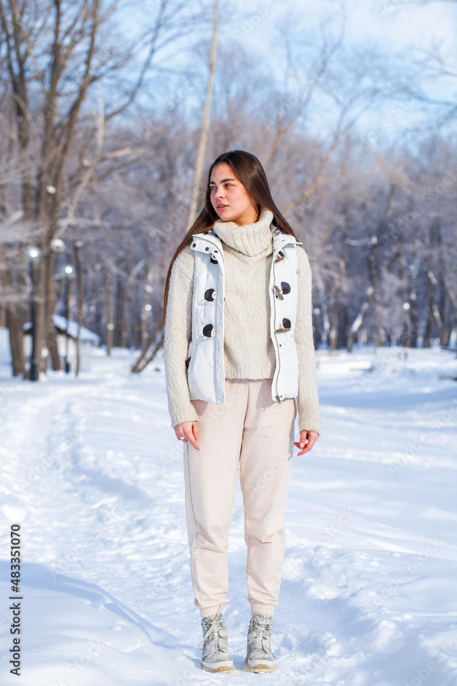 Full length portrait of young beautiful woman Full length portrait of young beautiful woman