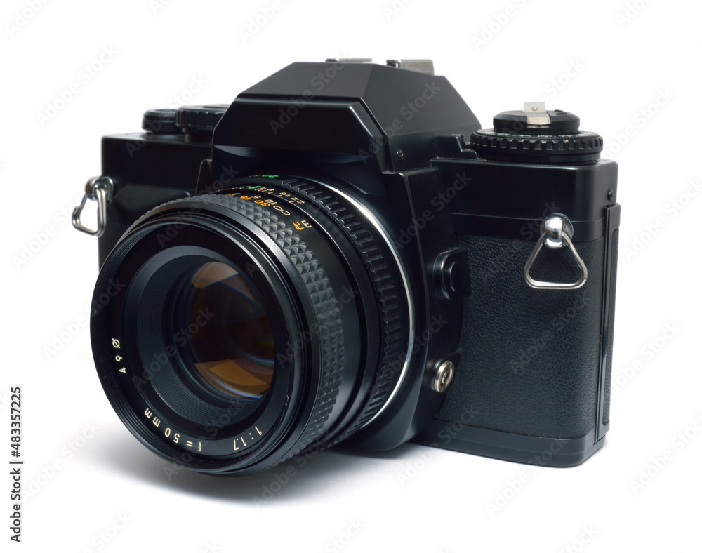 camera analogue on a white background camera analogue on a white background
