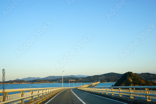 Tsunoshima Ohashi Bridge in Yamaguchi, Japan - 日本 山口県 角島大橋