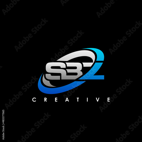 SBZ Letter Initial Logo Design Template Vector Illustration