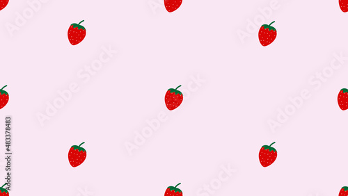 strawberry pattern background, fruit pattern background, perfect for wallpaper, backdrop, postcard, and background