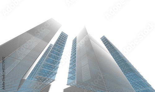 Photography modern office building