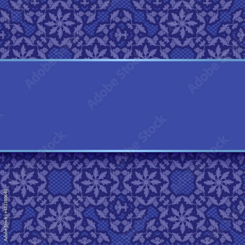 Lace background-template, ornamental fabric, very peri floral pattern