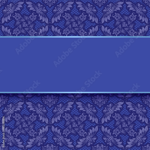 Lace background-template, ornamental fabric, very peri floral pattern