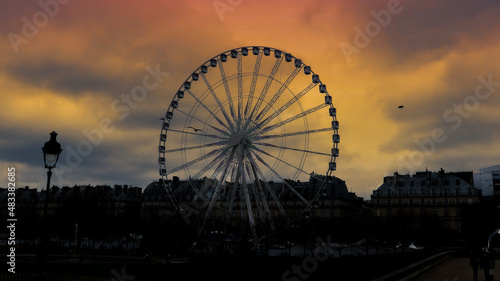 Grande roue du Jardin des Tuileries.