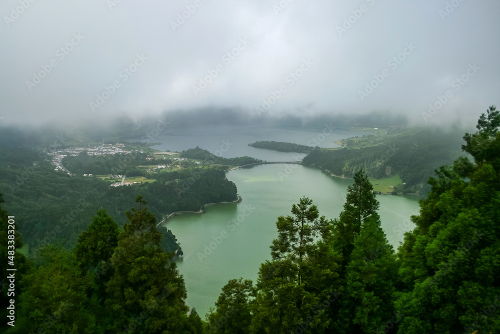 the Lake of Sete Cidades
