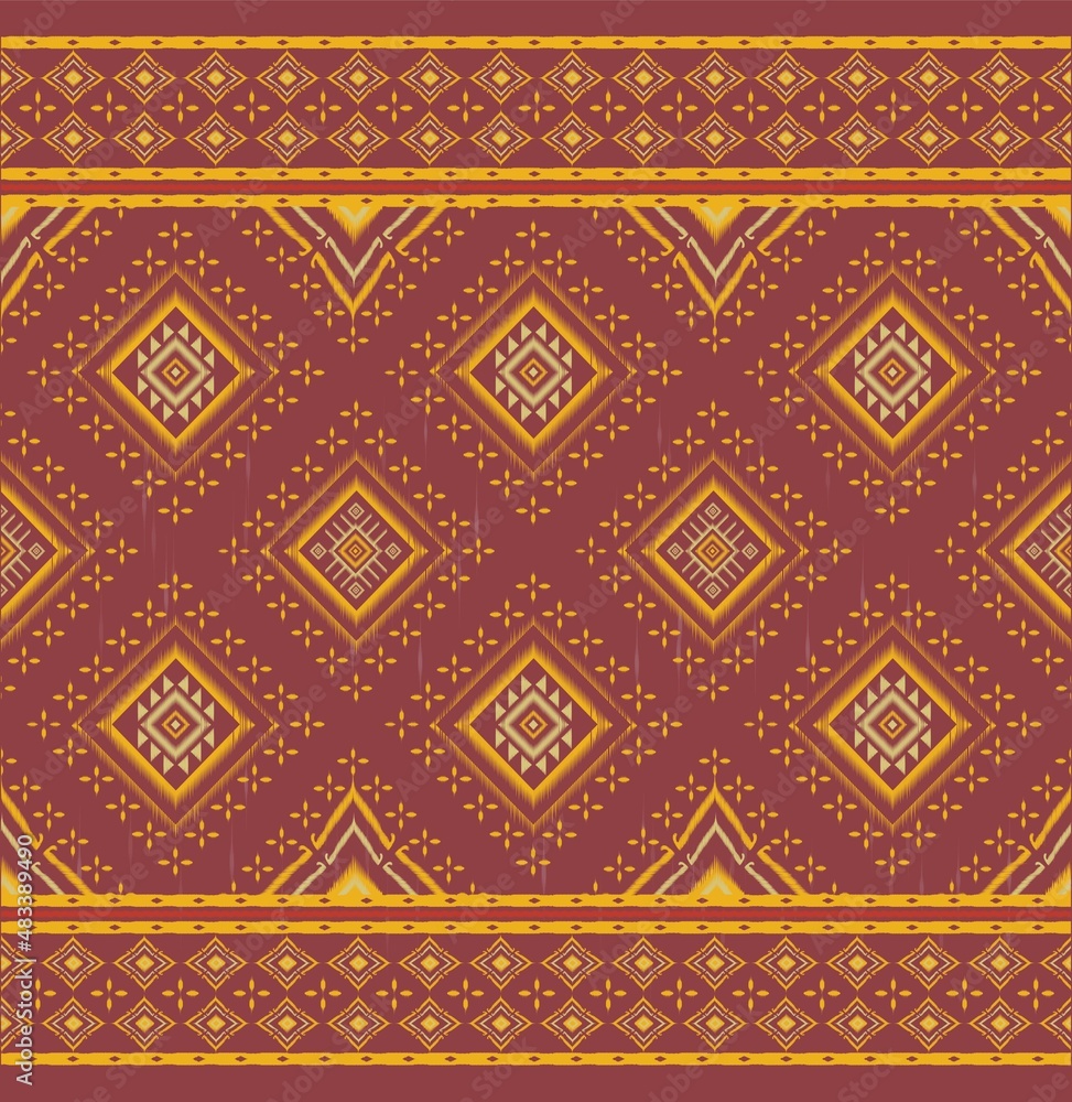 Folk embroidery,ethnic abstract .Seamless geometric pattern in tribal, and Mexican style.Aztec geometric art ornament print.Design for carpet,wallpaper,clothing,wrapping,fabric,cover,textile