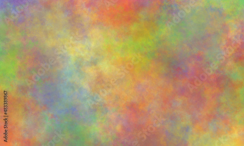 rainbow watercolor background with cloud texture