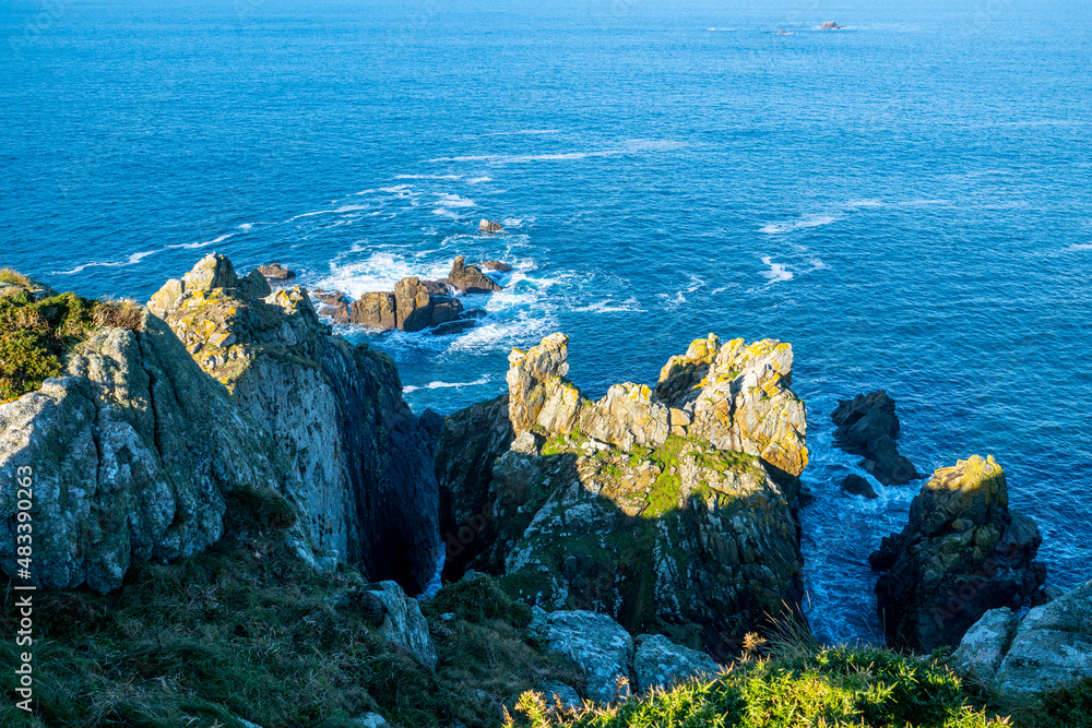 La Côte Du Finistère. Le Sentier De Grande Randonnée GR 34. D'Audierne ...