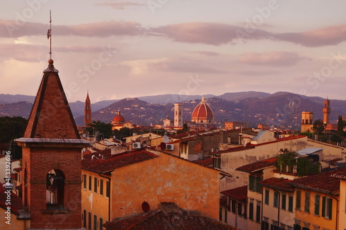 Wallpaper Mural View of Florence from the medieval walls at sunset, Italy Torontodigital.ca