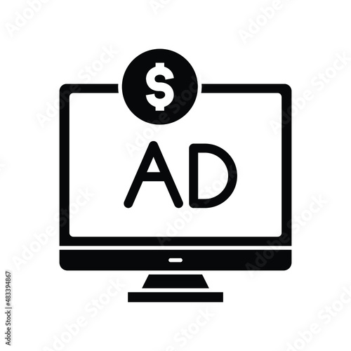 Advertisement Isolated Vector icon which can easily modify or edit


