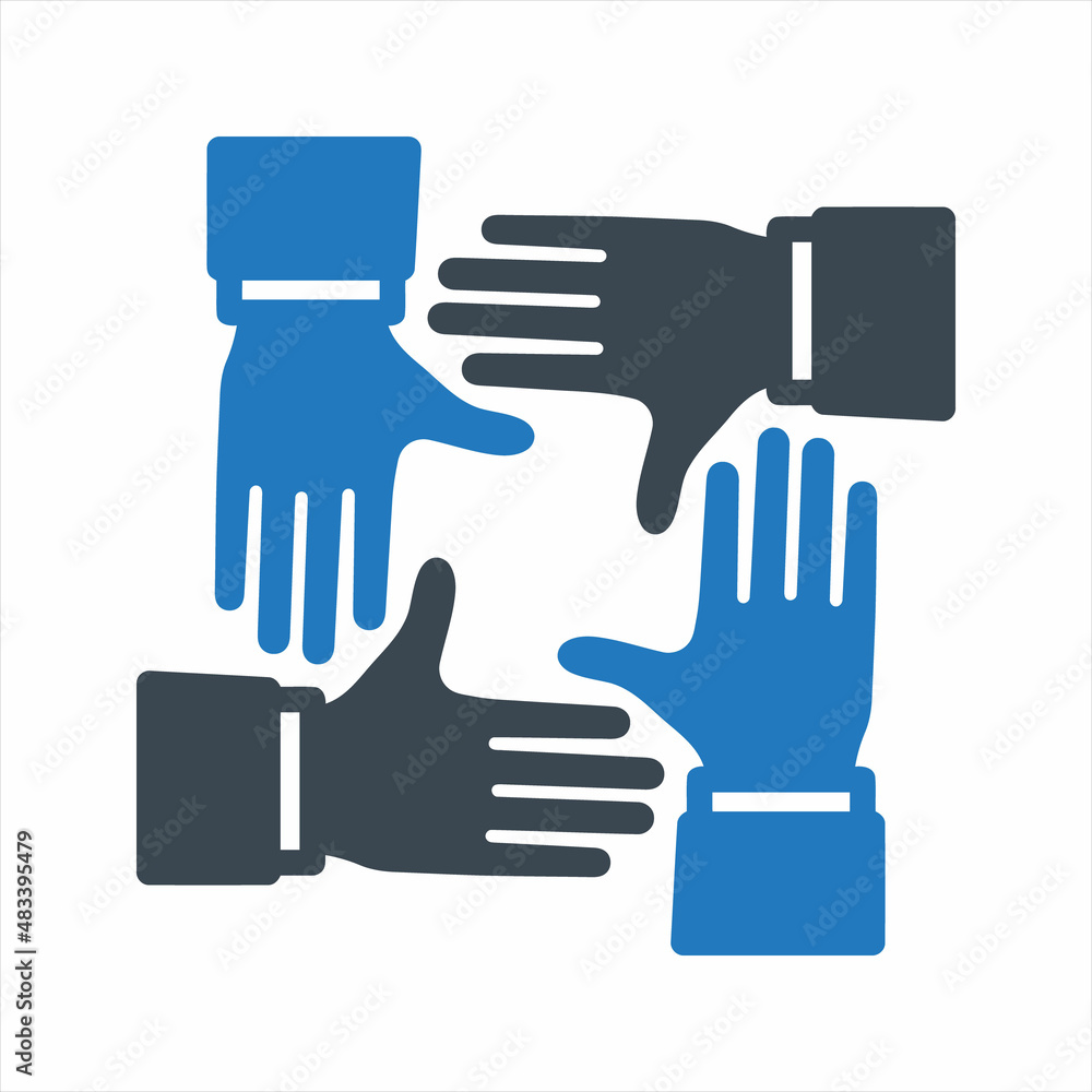 Friendship icon. Vector and glyph Friendship icon. Vector and glyph