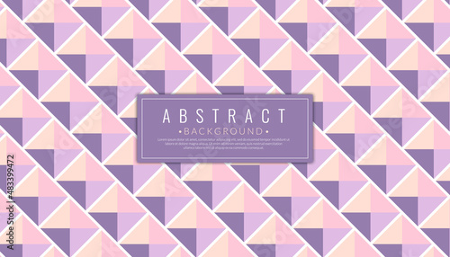 Abstract geometric pastel background. Modern colorful pattern, triangle wallpaper. Vector illustration.