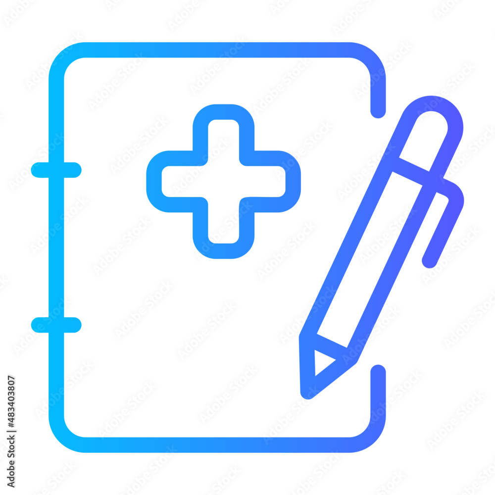 health report gradient icon health report gradient icon