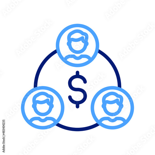 Stakeholders Isolated Vector icon which can easily modify or edit

