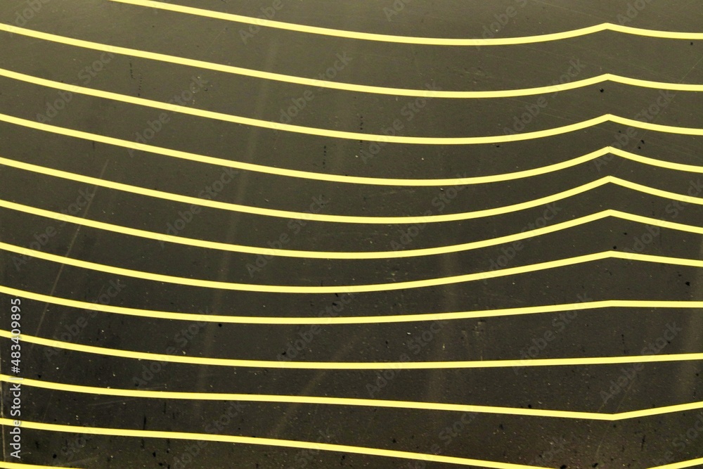 Yellow stripes on a black background Yellow stripes on a black background