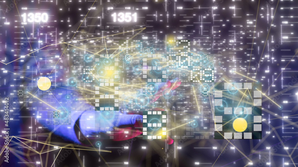 Technology background. Big data concept Technology background. Big data concept