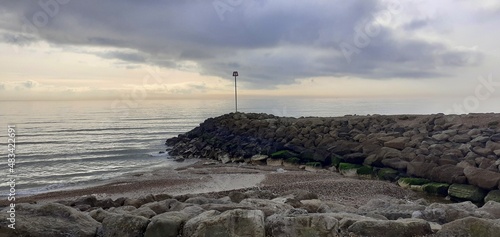 Sea Sky Sunlit Seascape photo