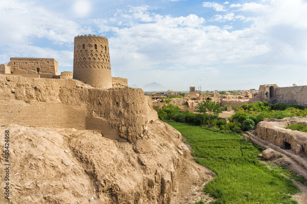 Mud-brick Fortress of Meybod, Yazd Province, Iran, Asia