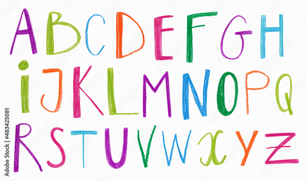 Funny English alphabet letters for kids Funny English alphabet letters for kids