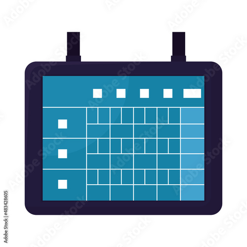 bowling scoreboard screen
