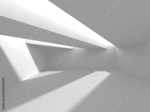 Wallpaper Mural White Modern Background. Abstract Building Concept Torontodigital.ca