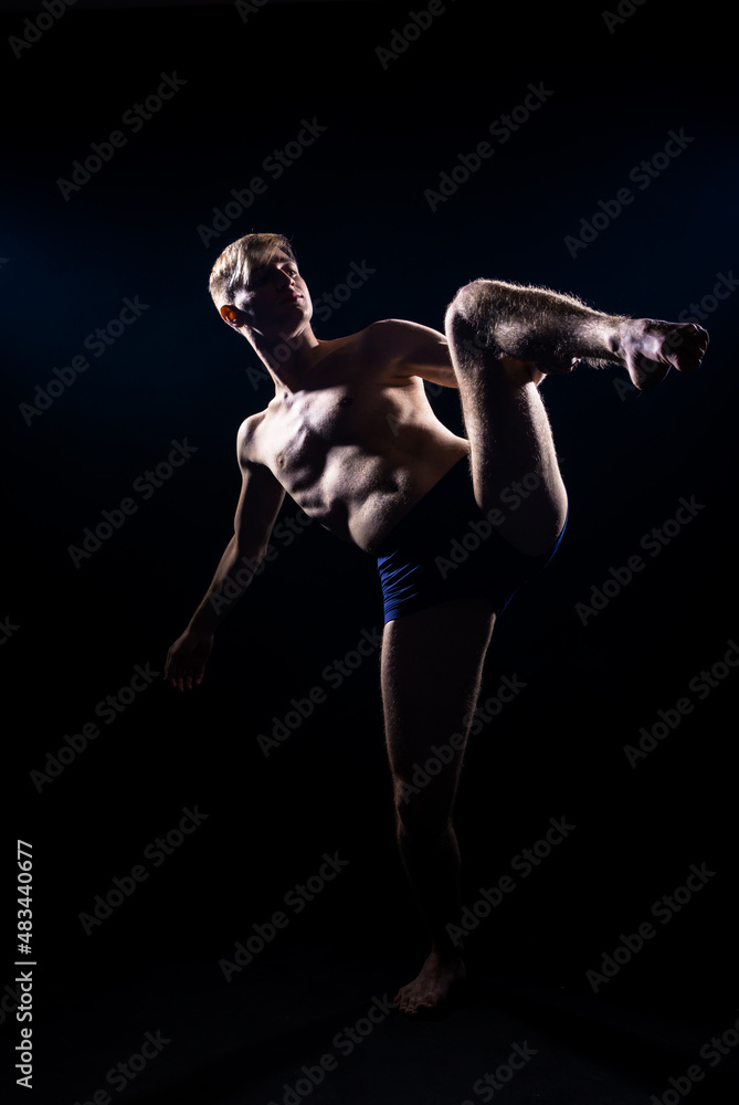 Obraz premium Graceful dance performer