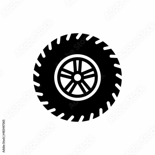 Tire Icon Design Vector Logo Template Illustration Sign And Symbol