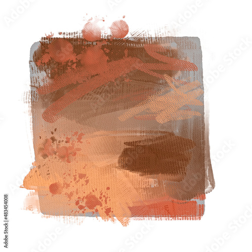 Ink doodle paint brush strokesInk doodle paint brush strokes  pattern. Hand drawn curved rough grunge modern design template.  Chaotic blob scribbles decorative texture. 