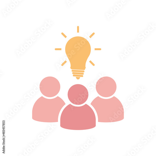 idea icon, creative vector, light illustration