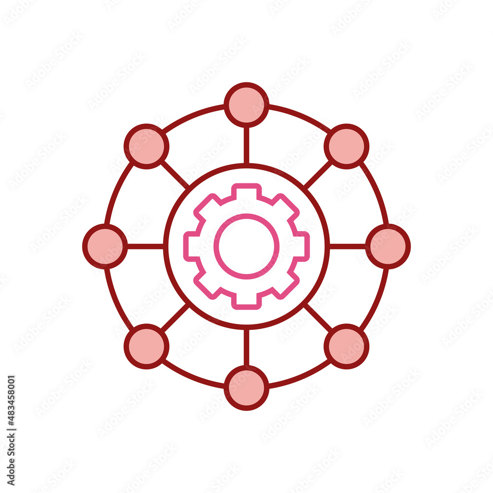management icon, business concept vector management icon, business concept vector