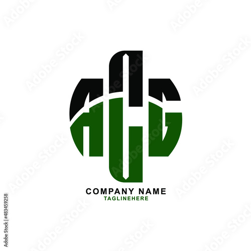 AAA letter design. AAA letter logo design with white background. AAA creative letter logo with two colors.
