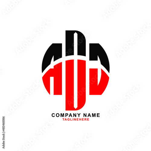 AAA letter design. AAA letter logo design with white background. AAA creative letter logo with two colors.
