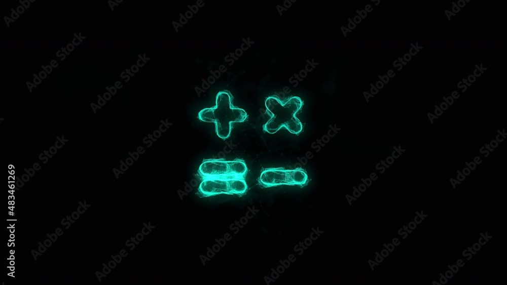 Calculator symbol icon with plexus effect. Connected lines with dots. Lines plexus Calculator symbol icon with plexus effect. Connected lines with dots. Lines plexus