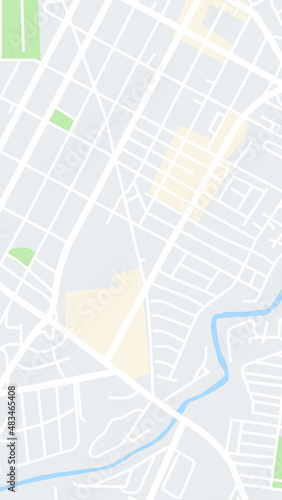 Digital background vector city of BARRIO DE SANTIAGO. Art image which you can scale how you want.