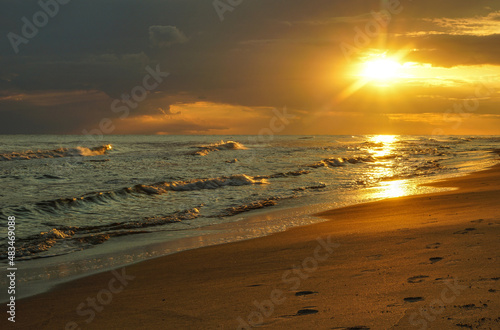 poranek na plaży